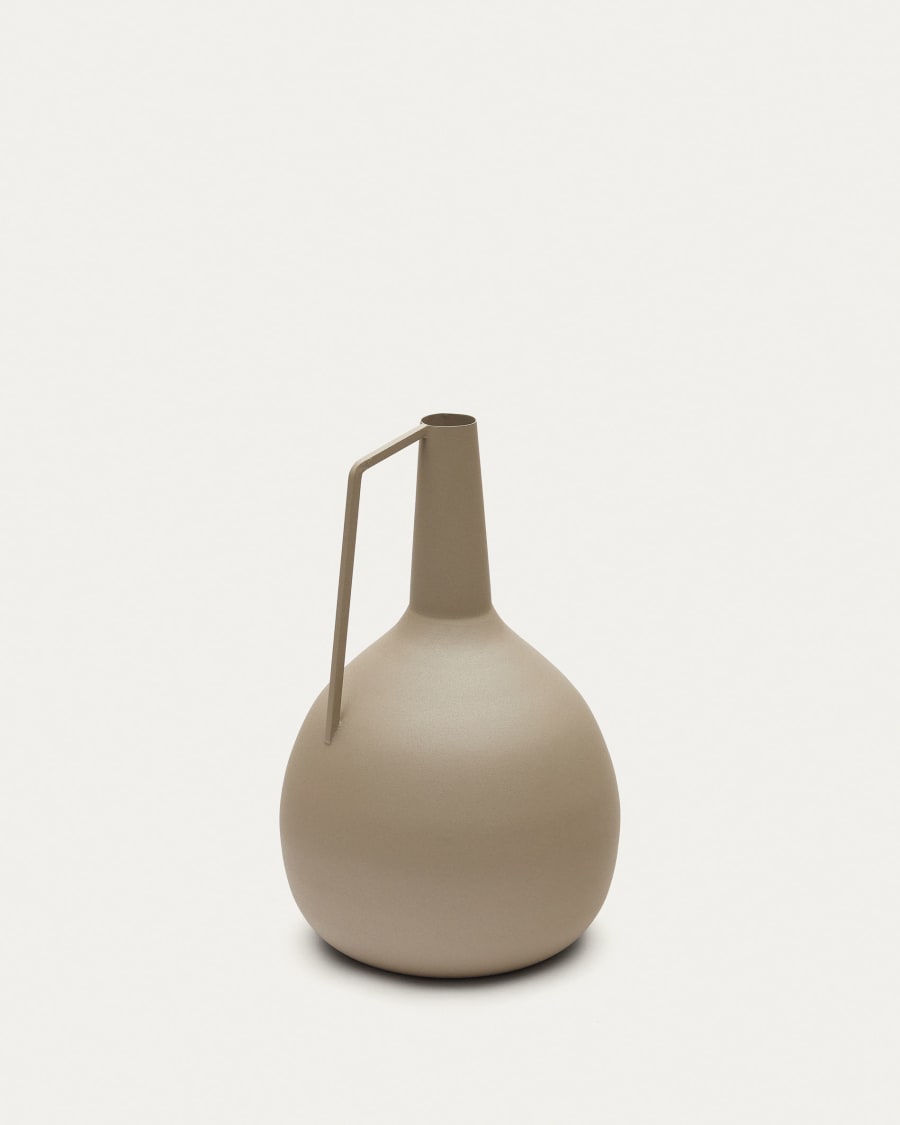 Regencos metal vase in brown, 45 cm