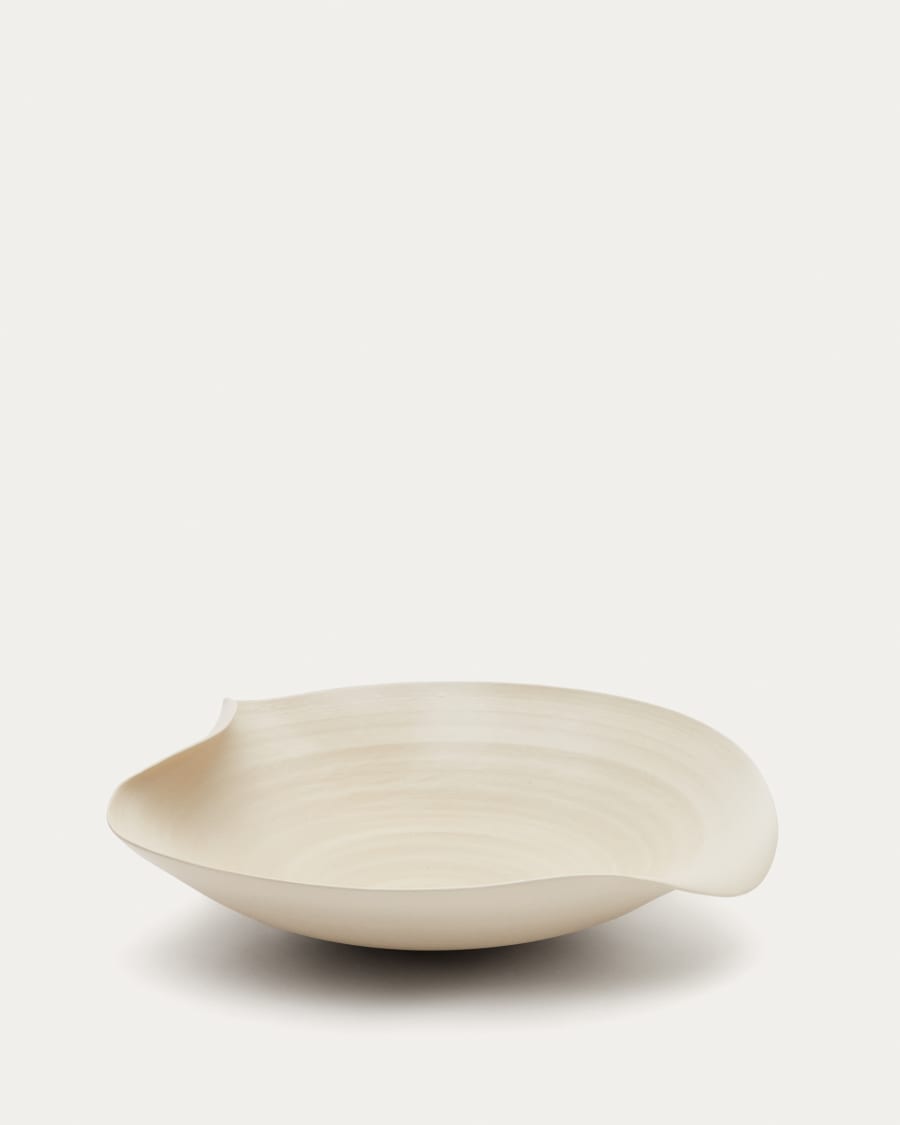 Macaire beige ceramic centrepiece Ø 37 x 34 cm