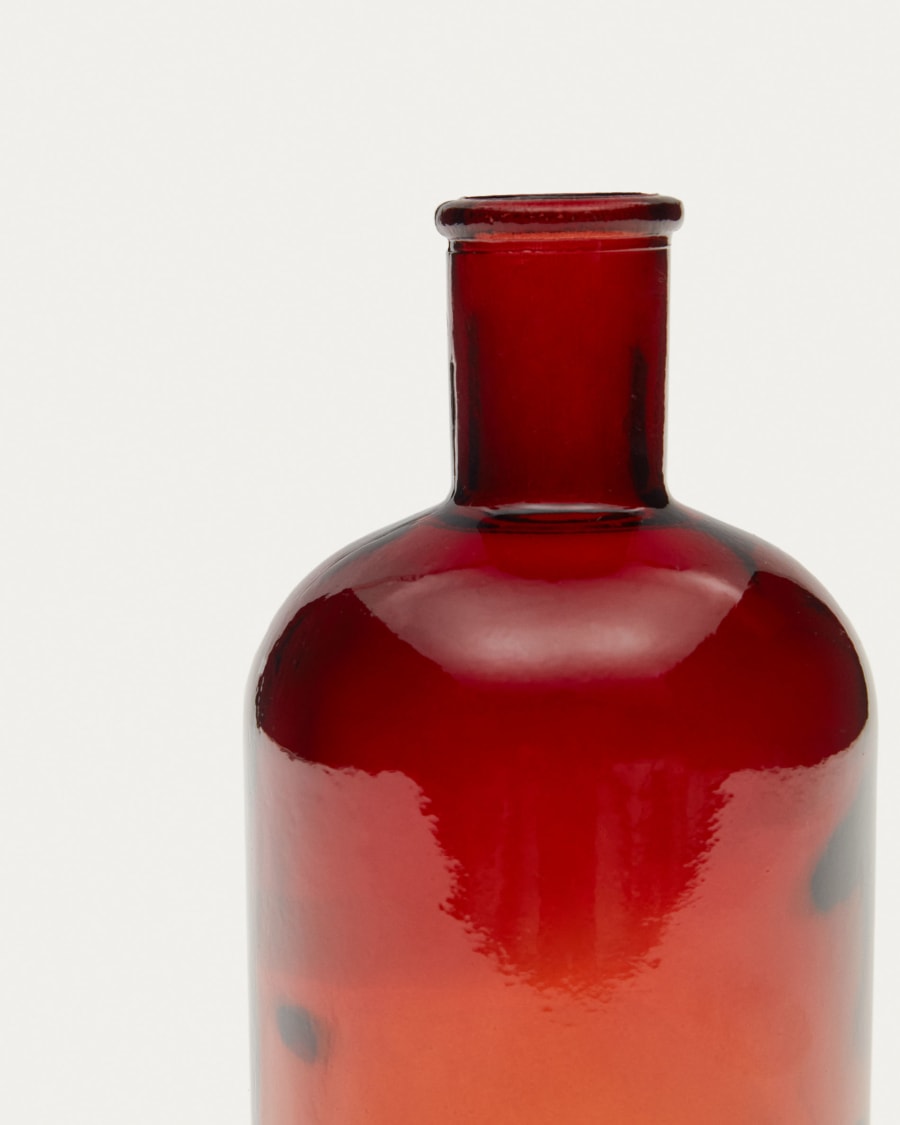 Βάζο Brenna 100% ανακυκλωμένο καφέ γυαλί 19 cm