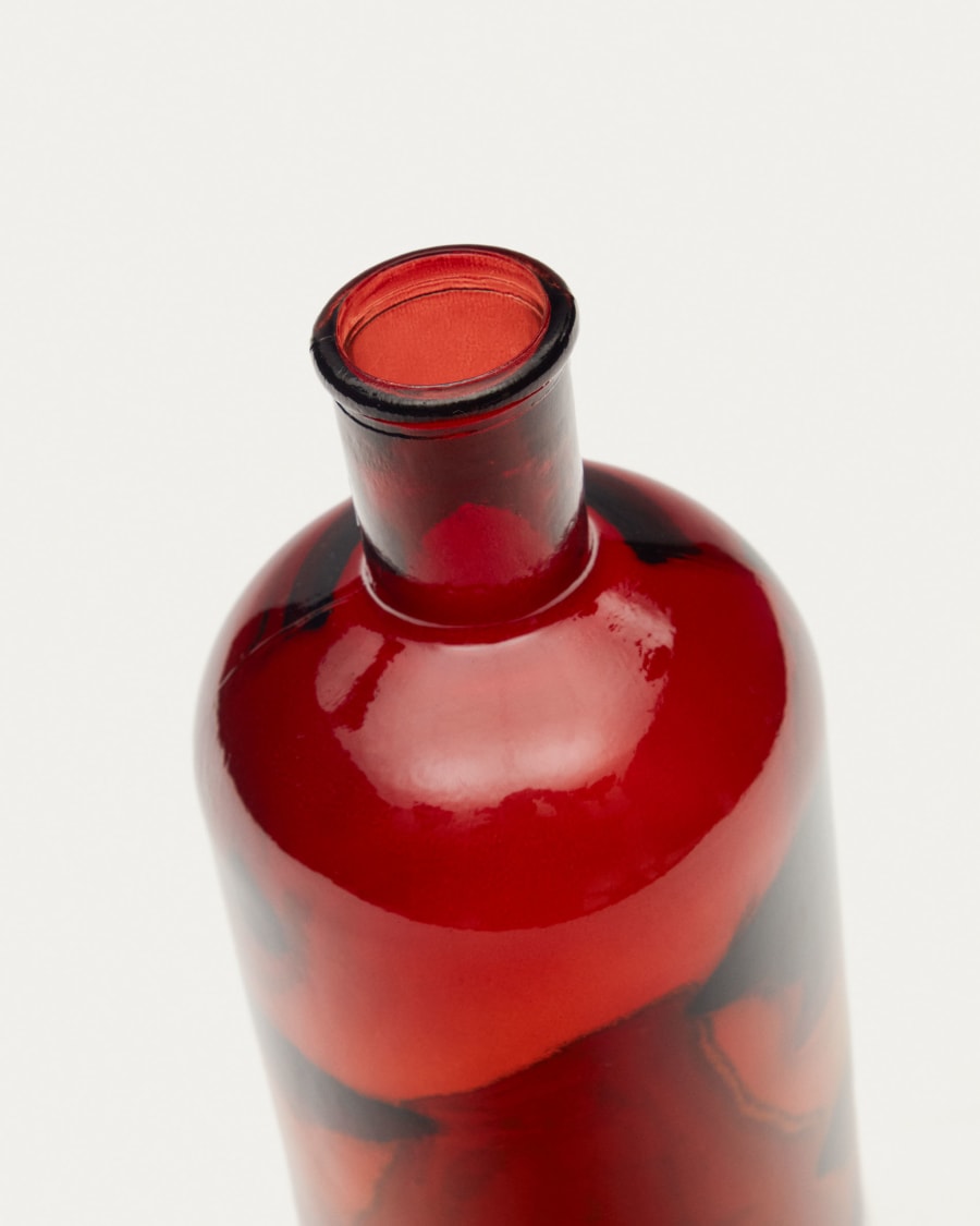 Βάζο Brenna 100% ανακυκλωμένο καφέ γυαλί 19 cm