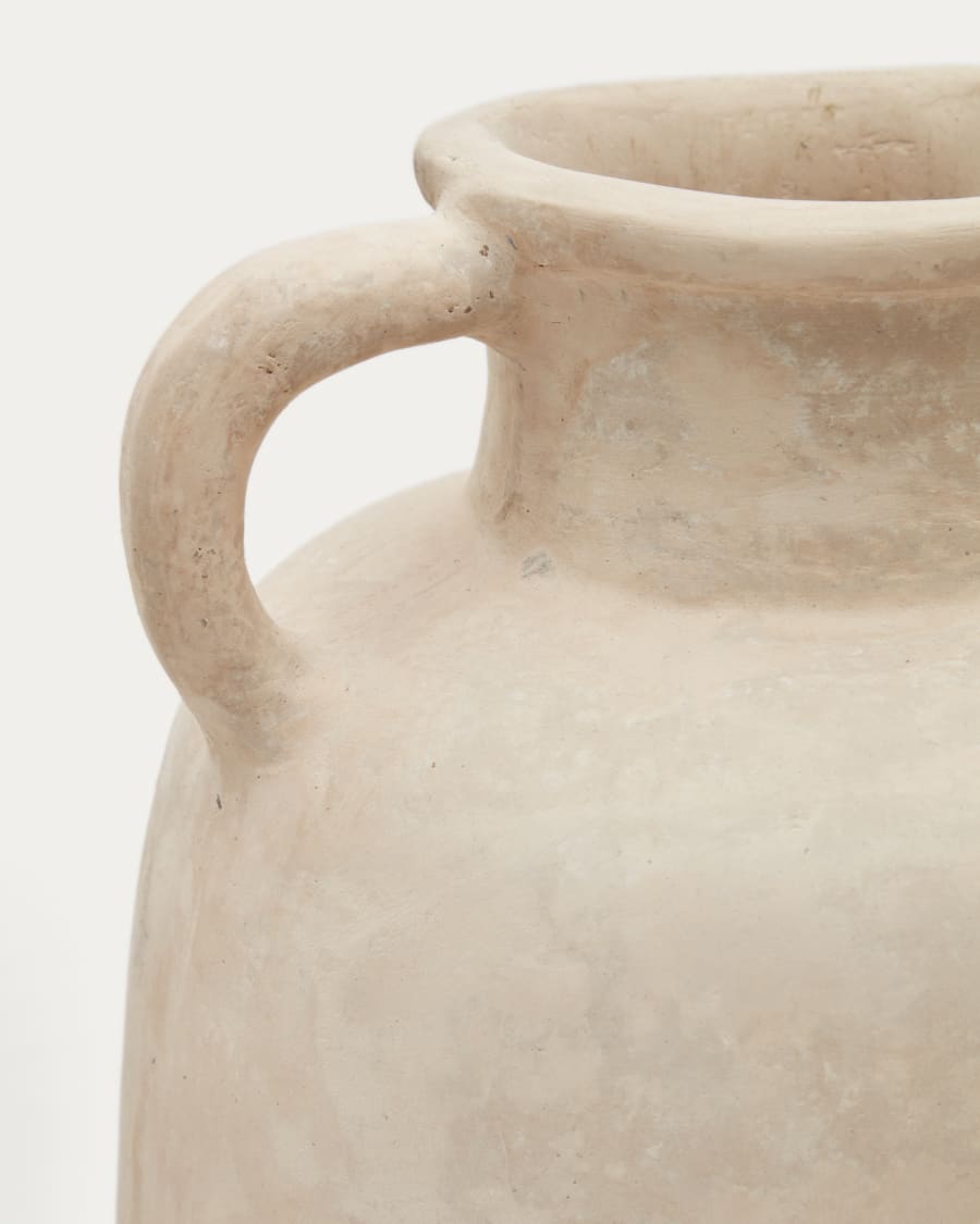 Miley beige papier-mâché vase 64,5 cm