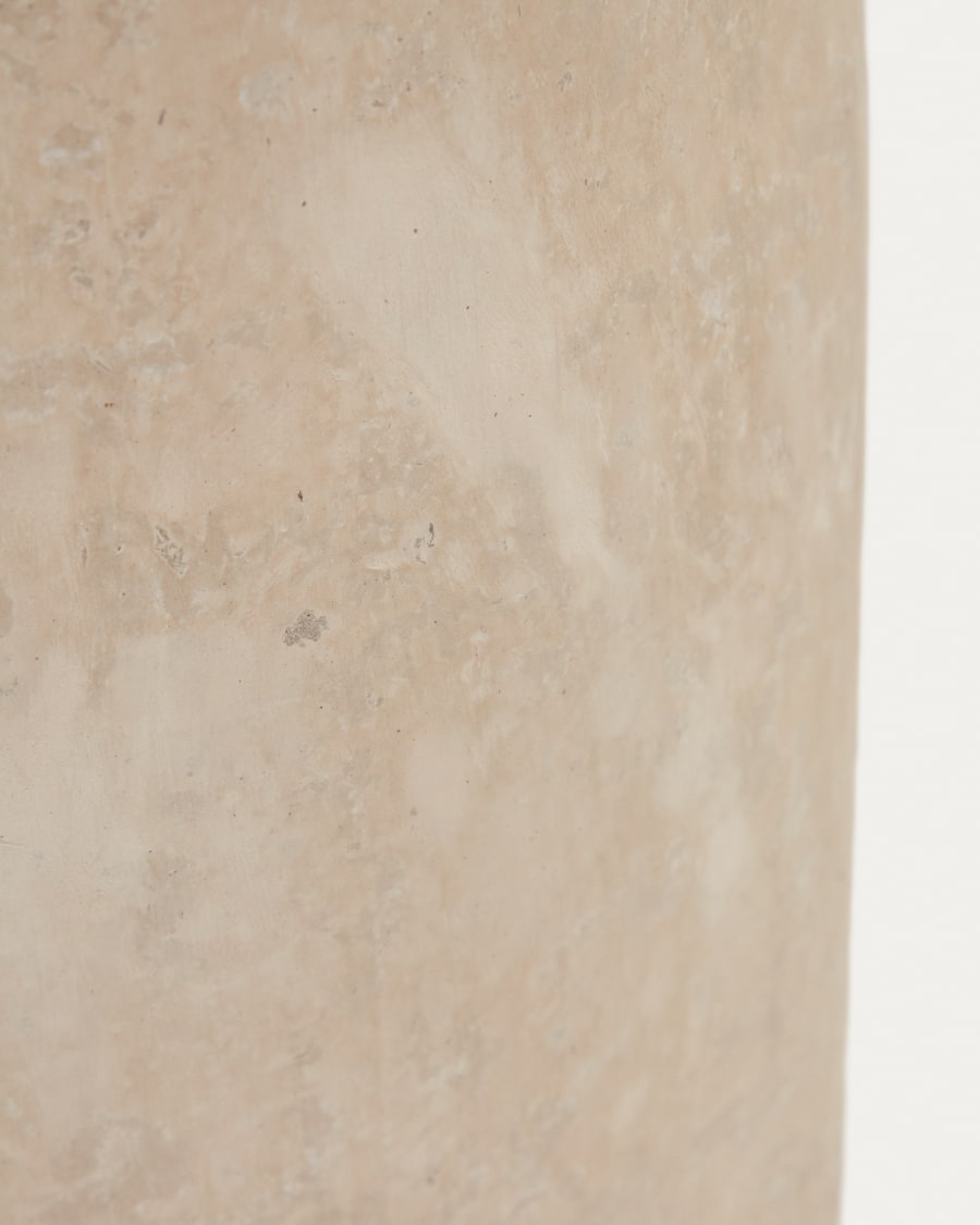 Miley beige papier-mâché vase 64,5 cm