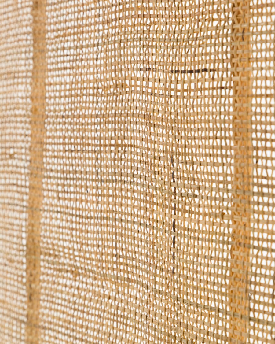Lalita rattan headboard with a natural finish, for 160 cm beds