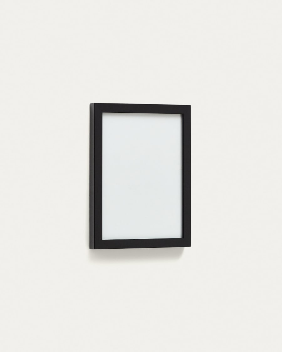 Neale wooden photo frame with black finish, 21 x 28 cm