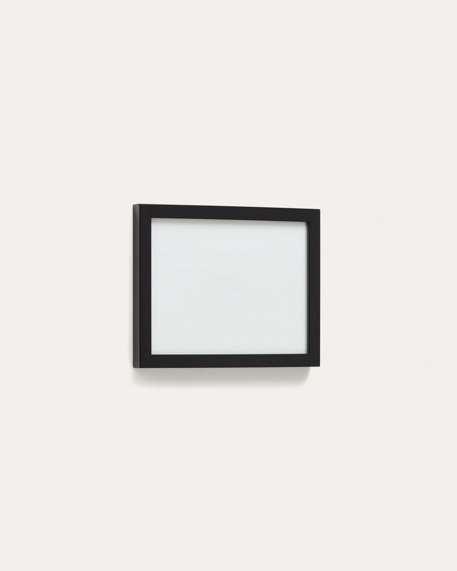 Neale wooden photo frame with black finish, 21 x 28 cm