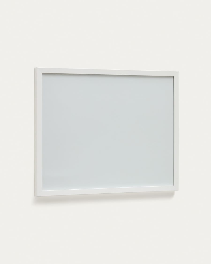 Neale wooden photo frame with white finish, 42 x 56 cm