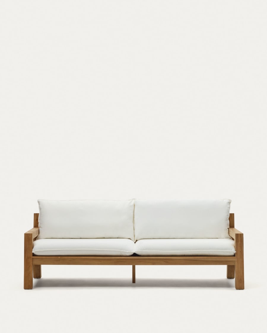 Forcanera 3 seater solid teak sofa, 211 cm