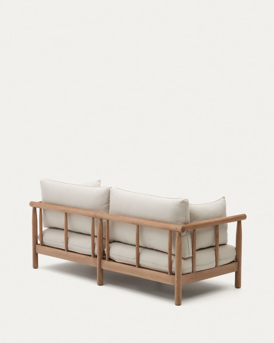 Sacova 2 seater sofa, made from solid eucalyptus wood 195 cm