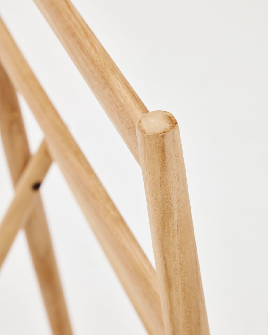 Roxana towel rack in solid teak, 50 x 95 cm