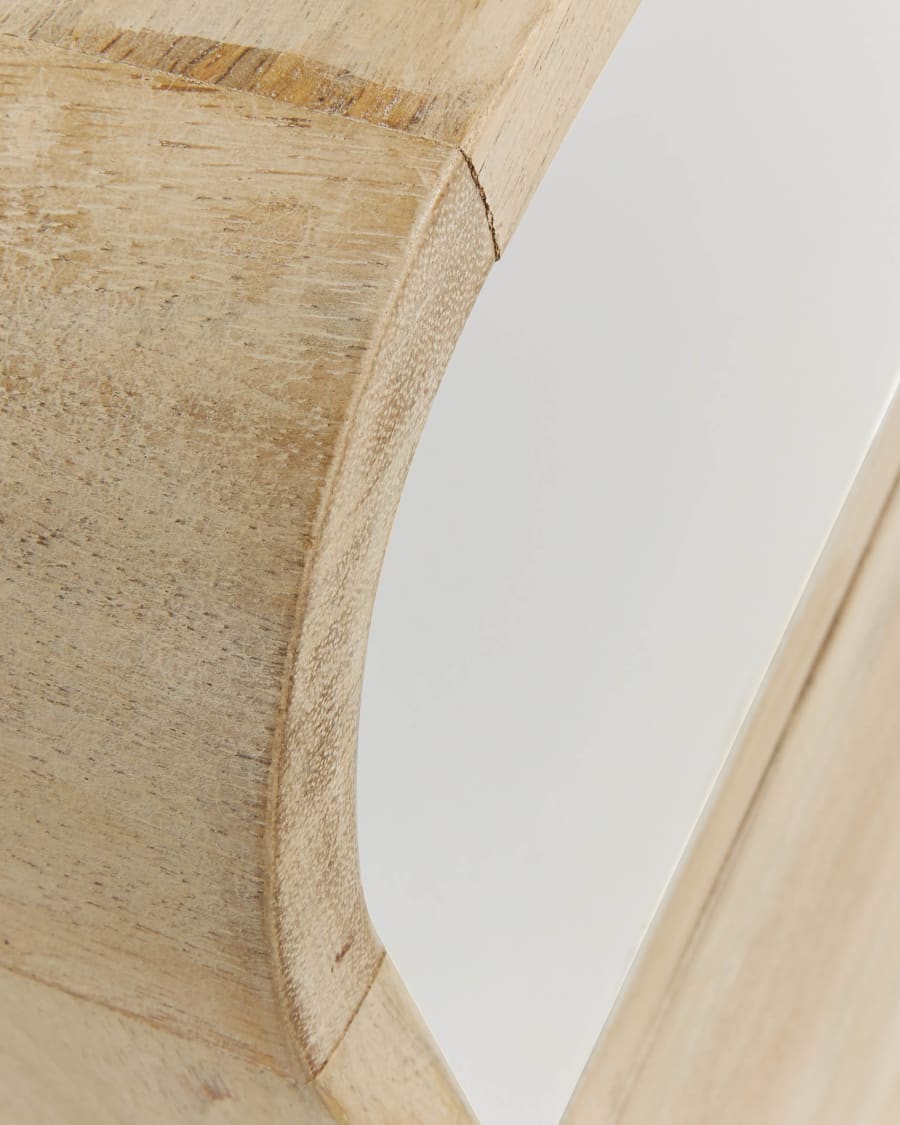 Georg 40 x 60, 5 cm bedside table natural and white