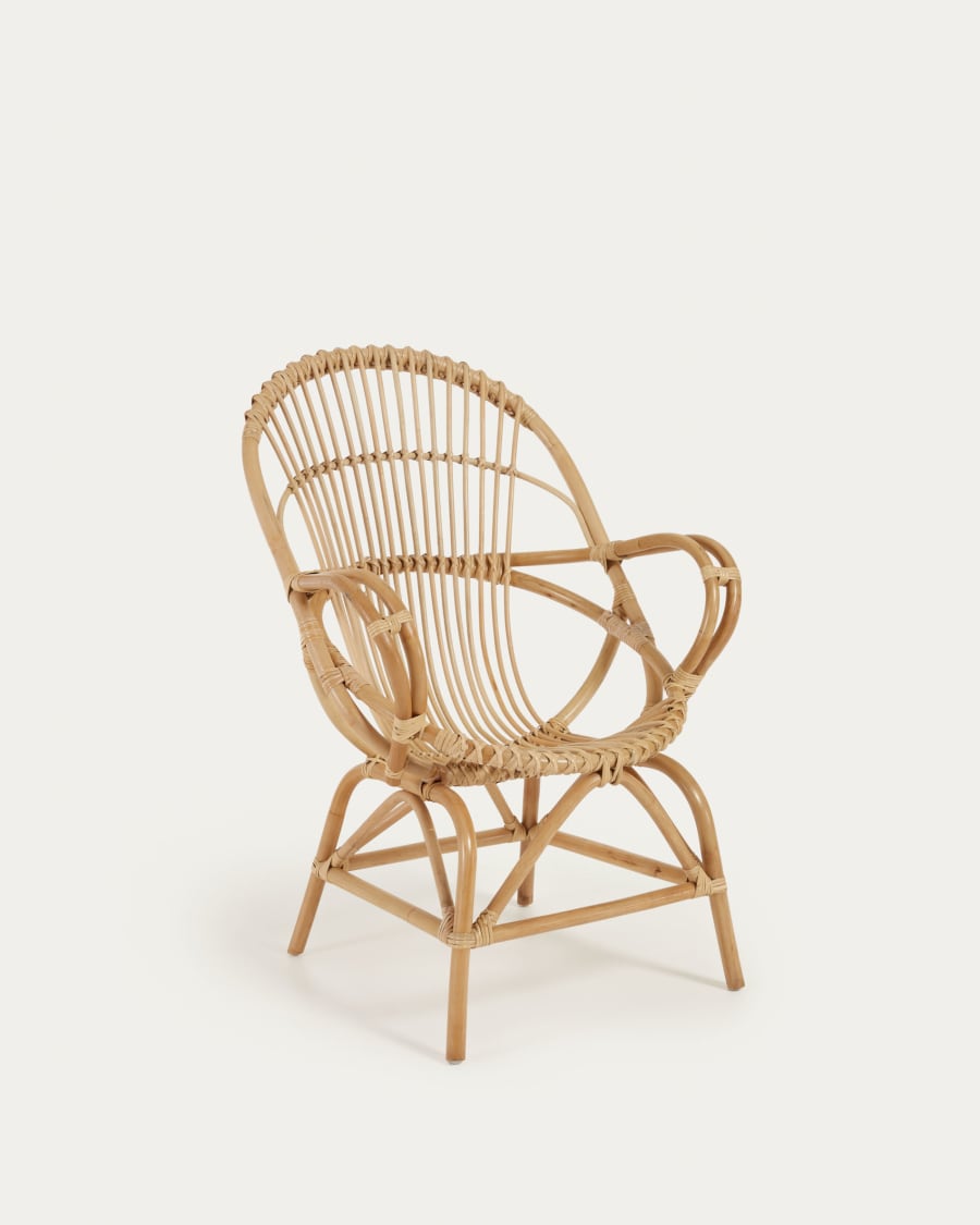 Mimosa rattan armchair with natural finish Kave Home International