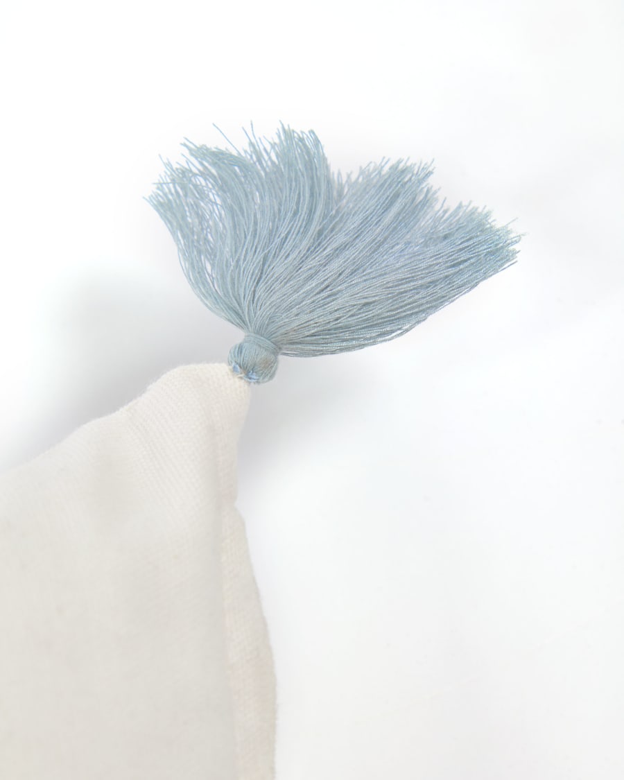 Adhara cushion cover 100% cotton in white 45 x 45 cm