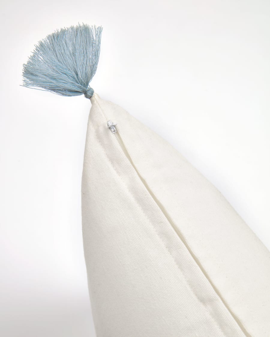 Adhara cushion cover 100% cotton in white 45 x 45 cm