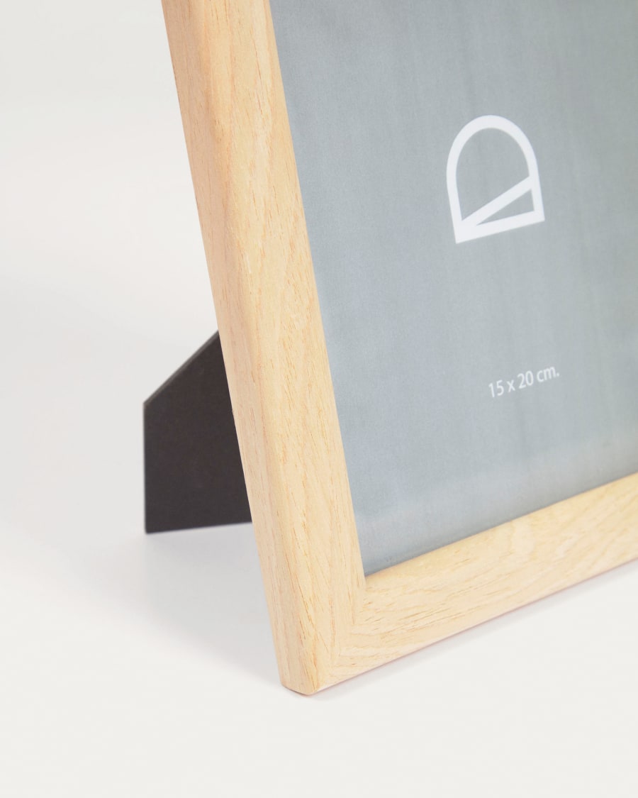 Μεσαία κορνίζα Nazira, ξύλο σε φυσικό φινίρισμα, 27 x 21 εκ