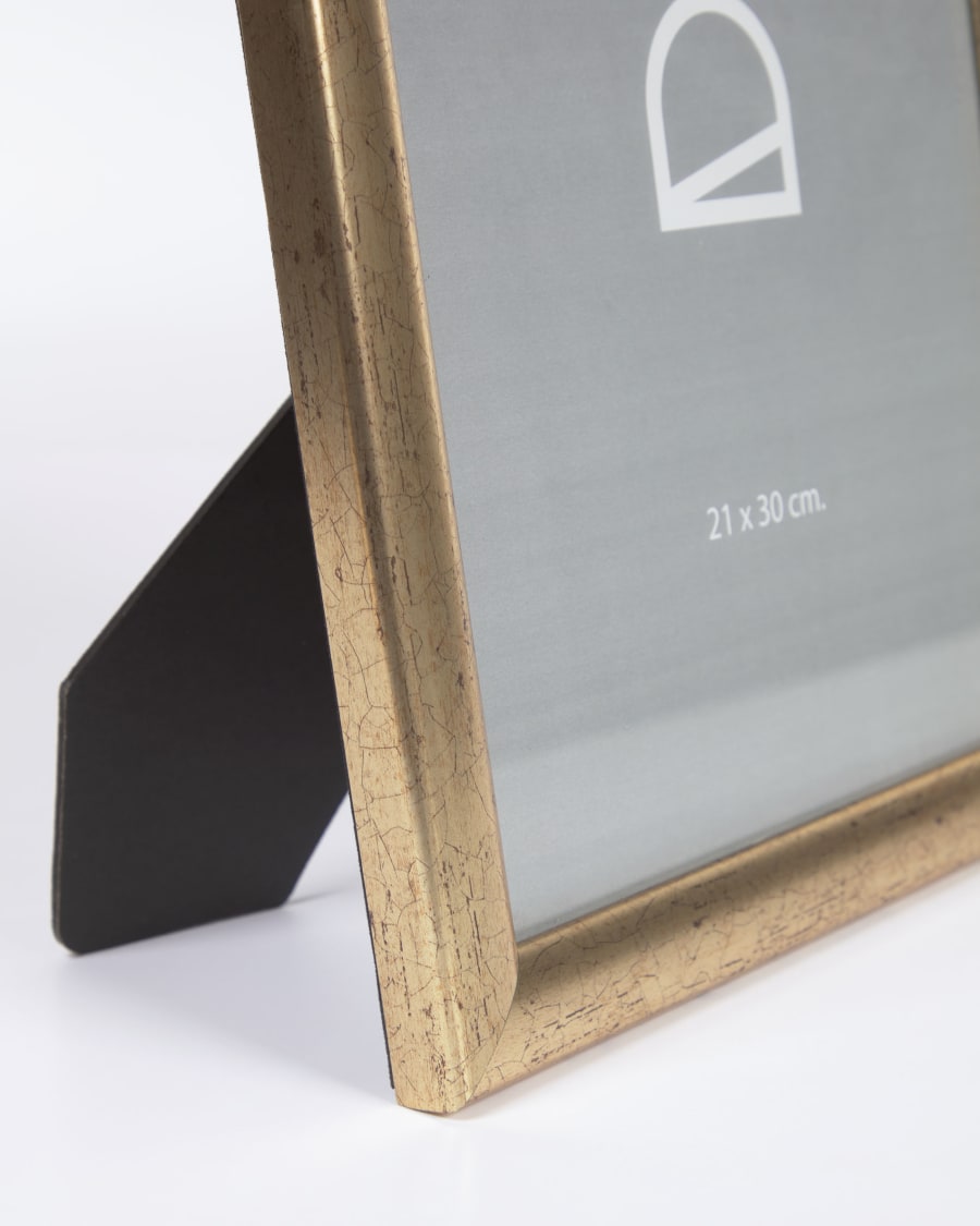 Large Nazira golden photo frame 39,5 x 31,5 cm