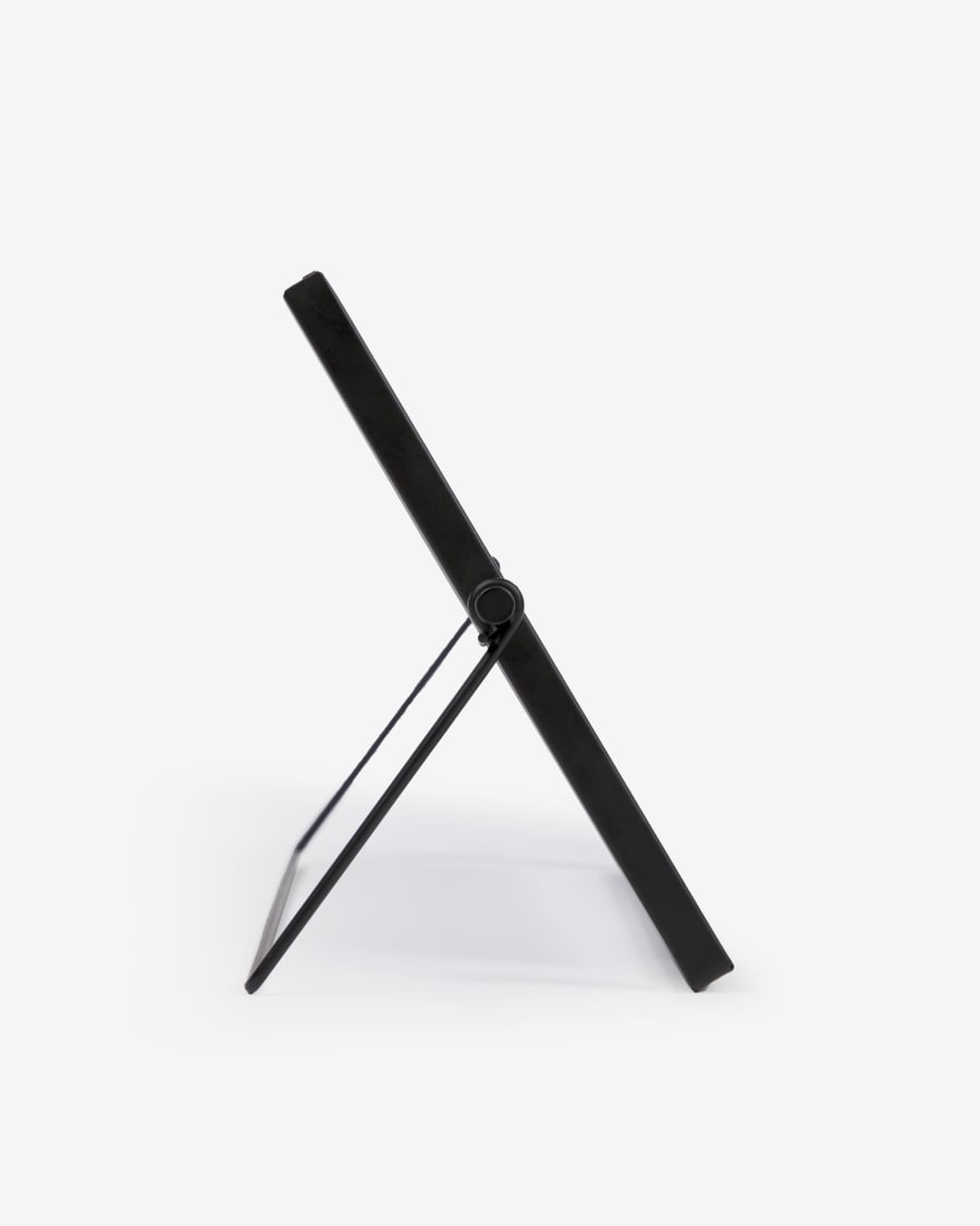 Large Zoraida photo frame in black metal 17,5 x 23 cm