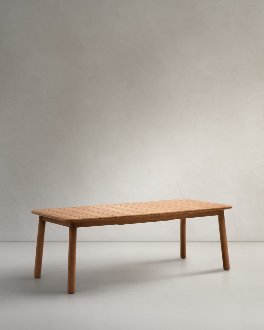 Turqueta extendable table made from solid teak wood, 220 (294) x 100 cm, FSC 100%