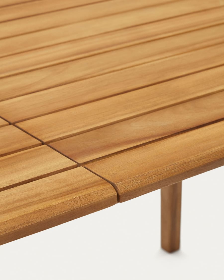 Thianna extendable outdoor table made from solid acacia wood, 180 (240) x 90 cm FSC 100%