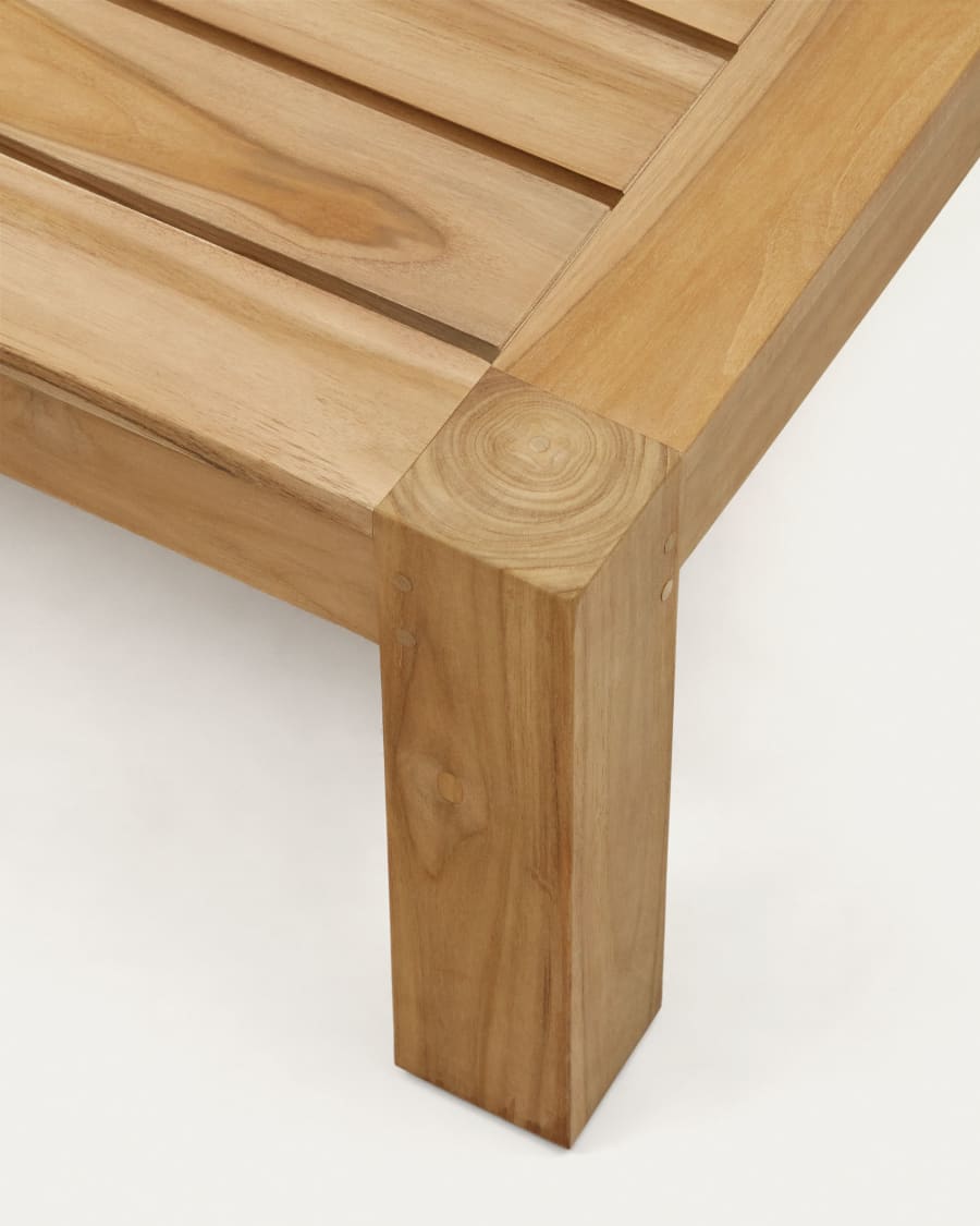 Forcanera coffee table in solid teak, 150 x 71 cm