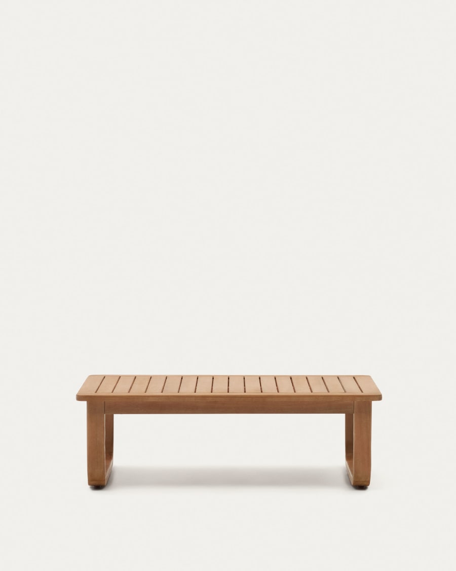 Sacaleta solid eucalyptus wood coffee table, 100% outdoor suitable 100 x 60 cm