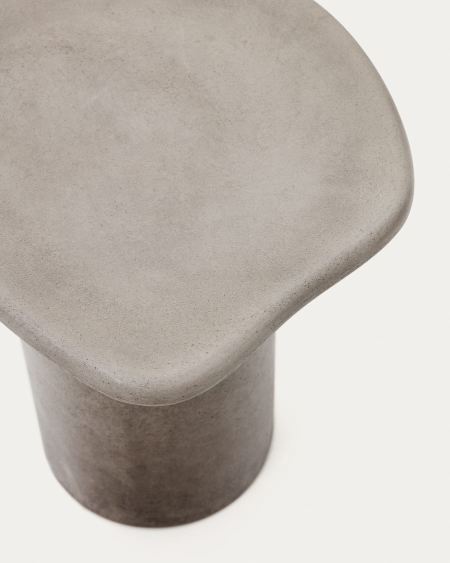 Macarella cement side table, 48 x 47 cm