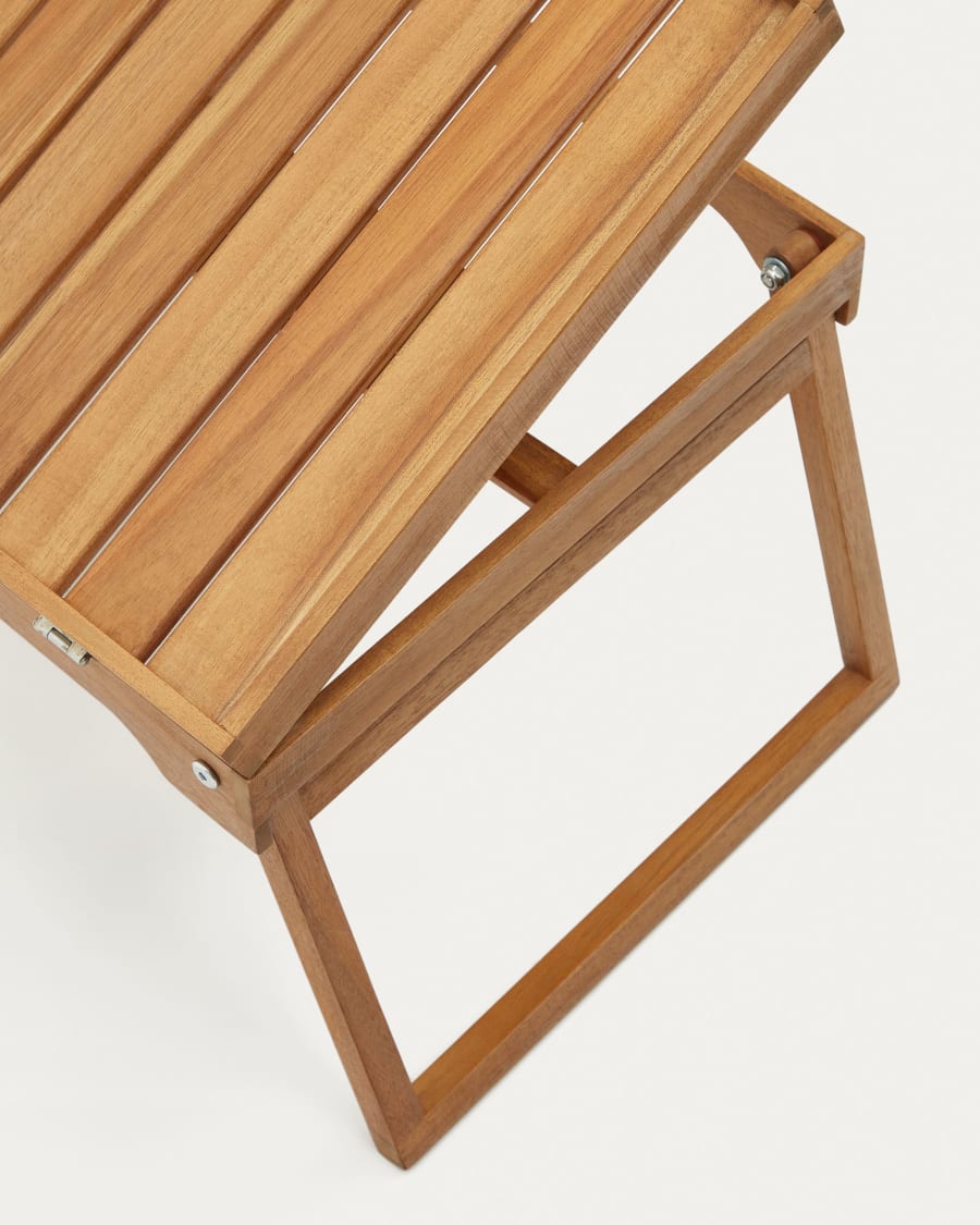 Mani folding tray made from solid acacia wood FSC 100%