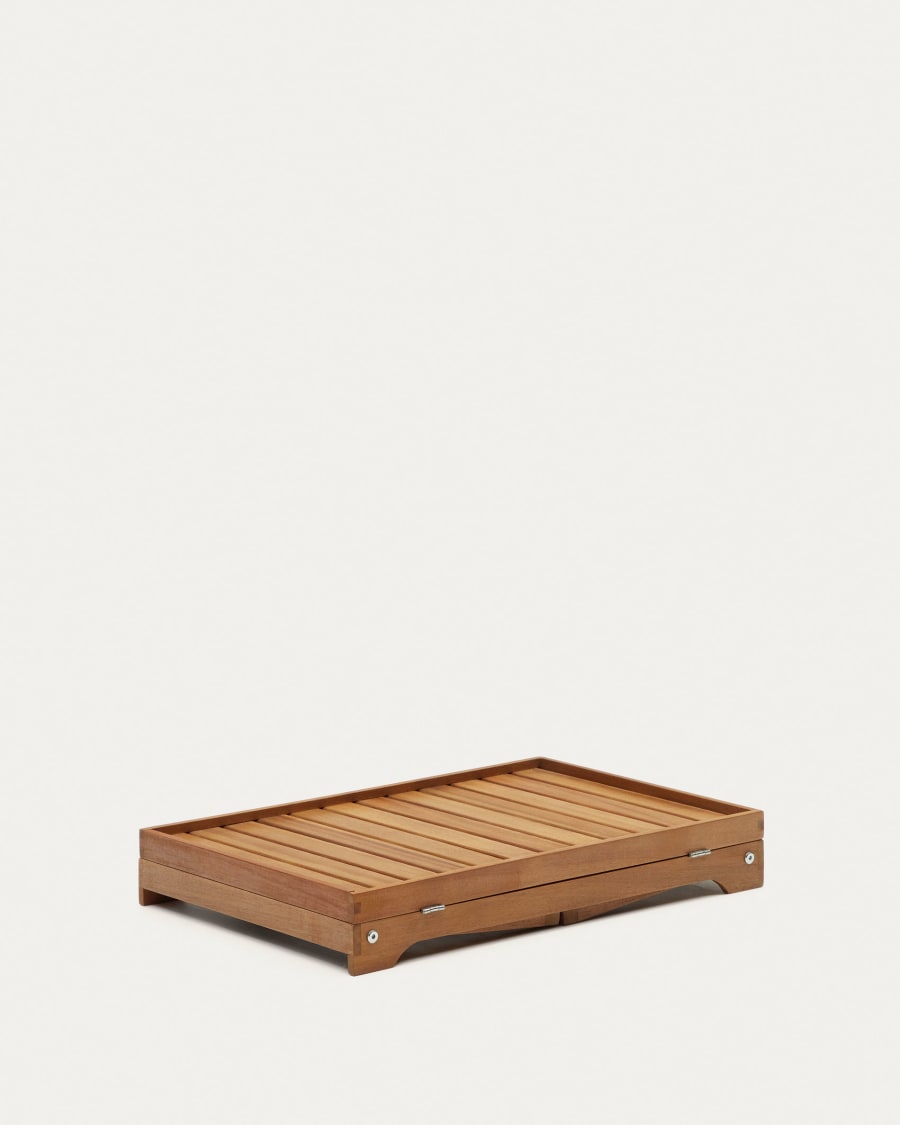 Mani folding tray made from solid acacia wood FSC 100%