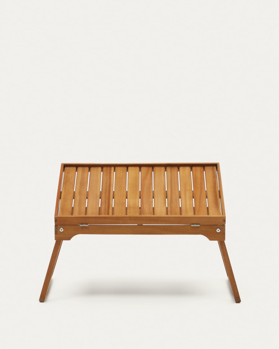 Mani folding tray made from solid acacia wood FSC 100%