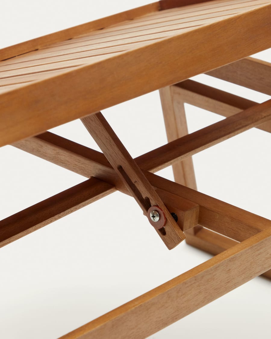 Mani folding tray made from solid acacia wood FSC 100%
