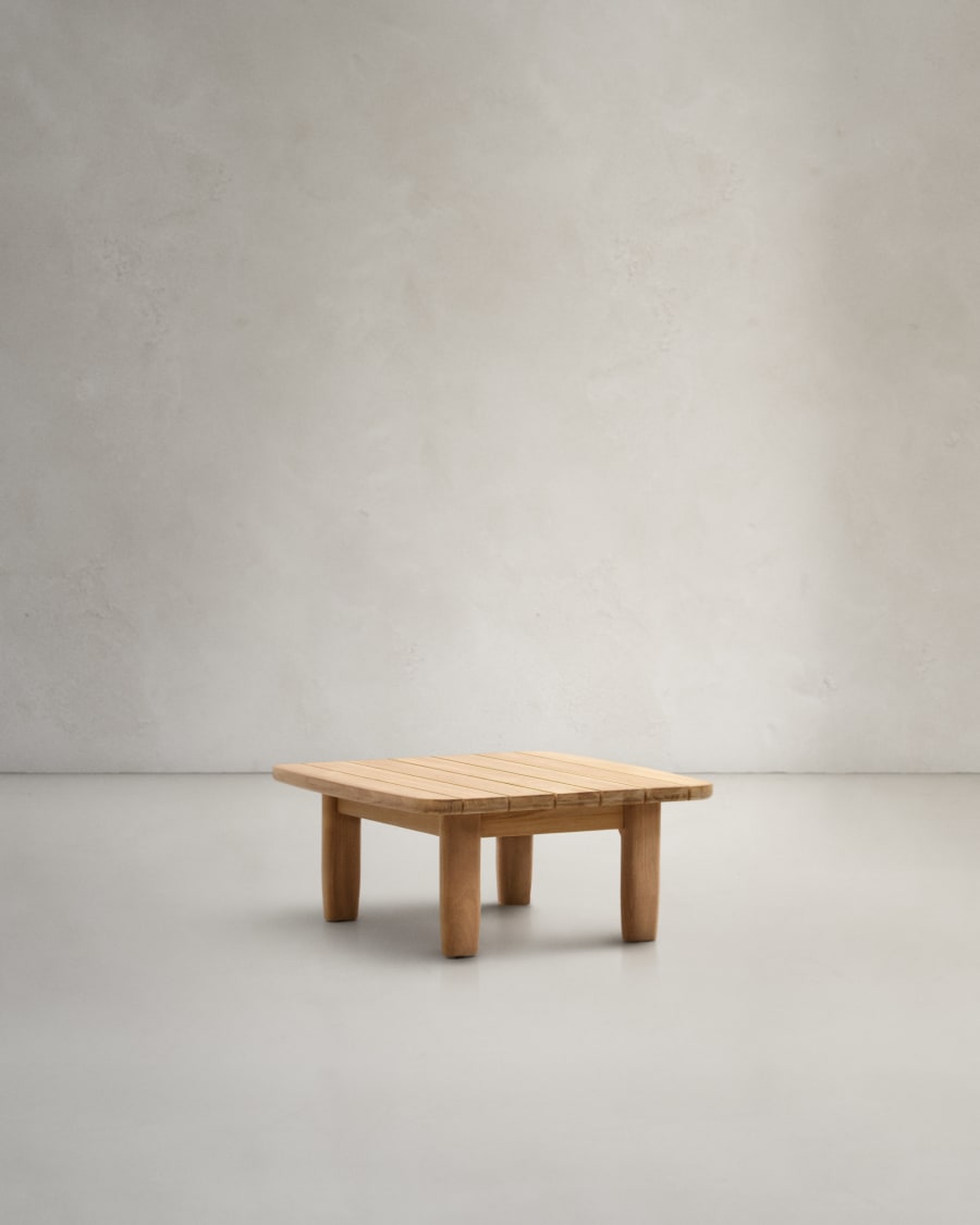 Tirant side table made from solid teak wood 70 x 70 cm FSC 100%