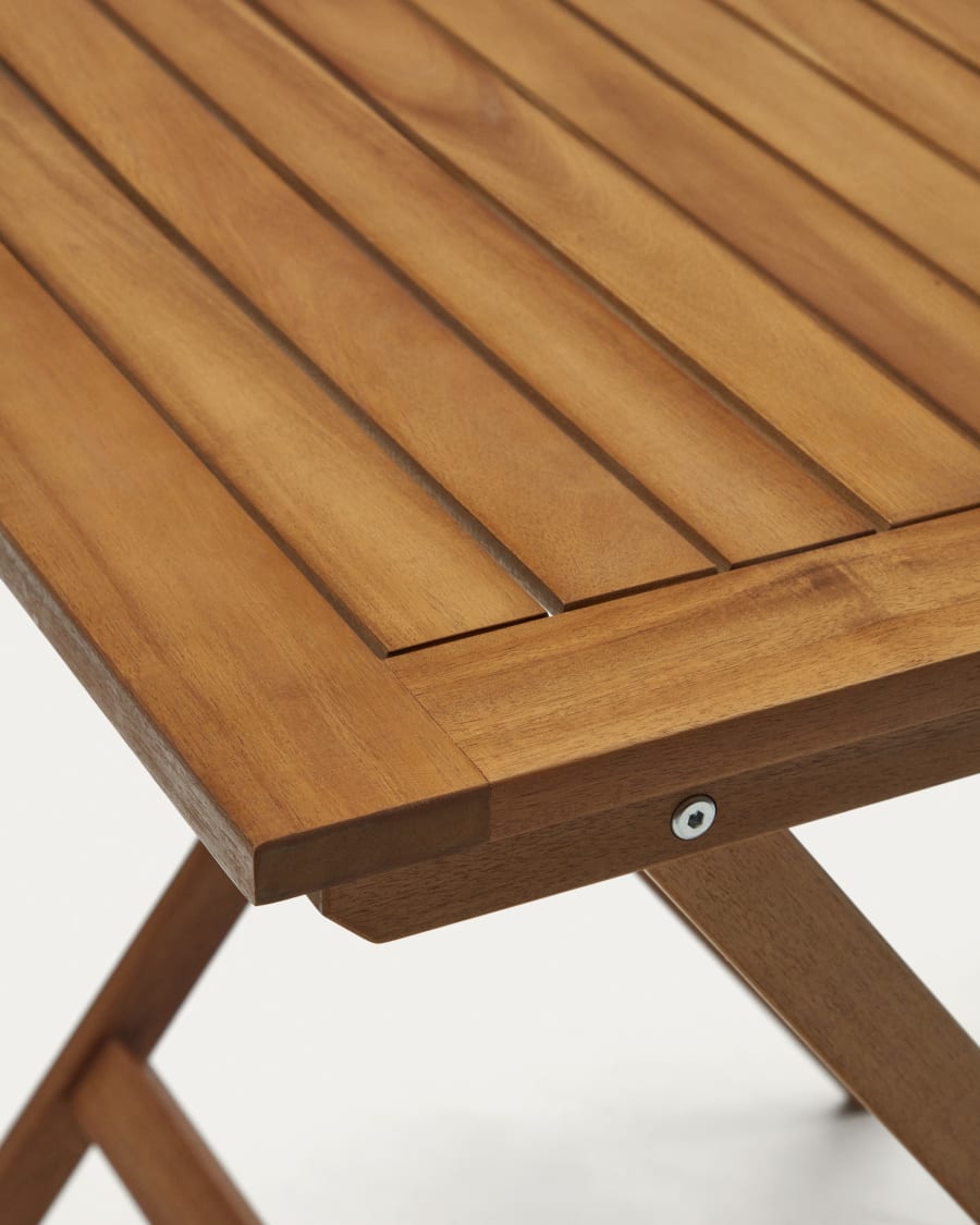 Sadirar folding outdoor table made from solid acacia wood, 70 x 70 cm FSC 100%