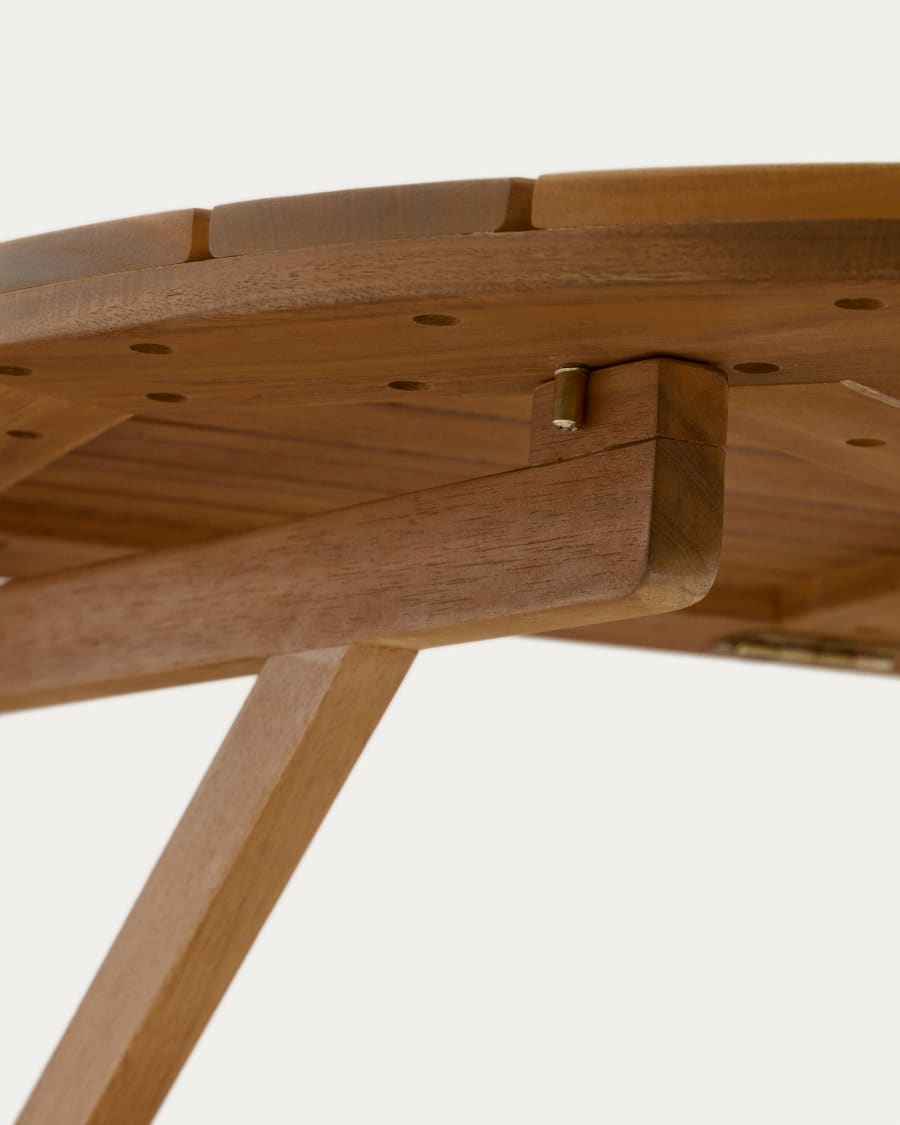 Amarilis Klapptisch für den Balkon aus massivem Akazienholz 50 x 70 cm FSC 100%
