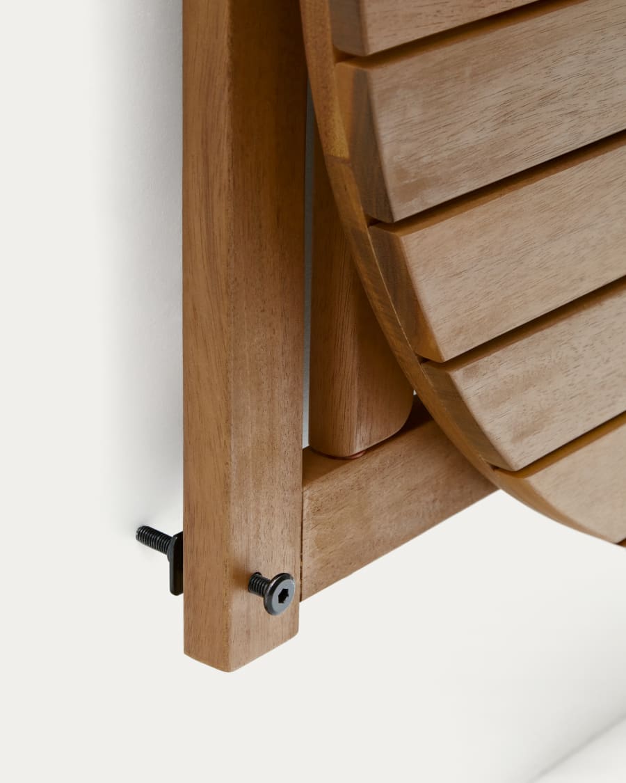 Amarilis Klapptisch für den Balkon aus massivem Akazienholz 50 x 70 cm FSC 100%