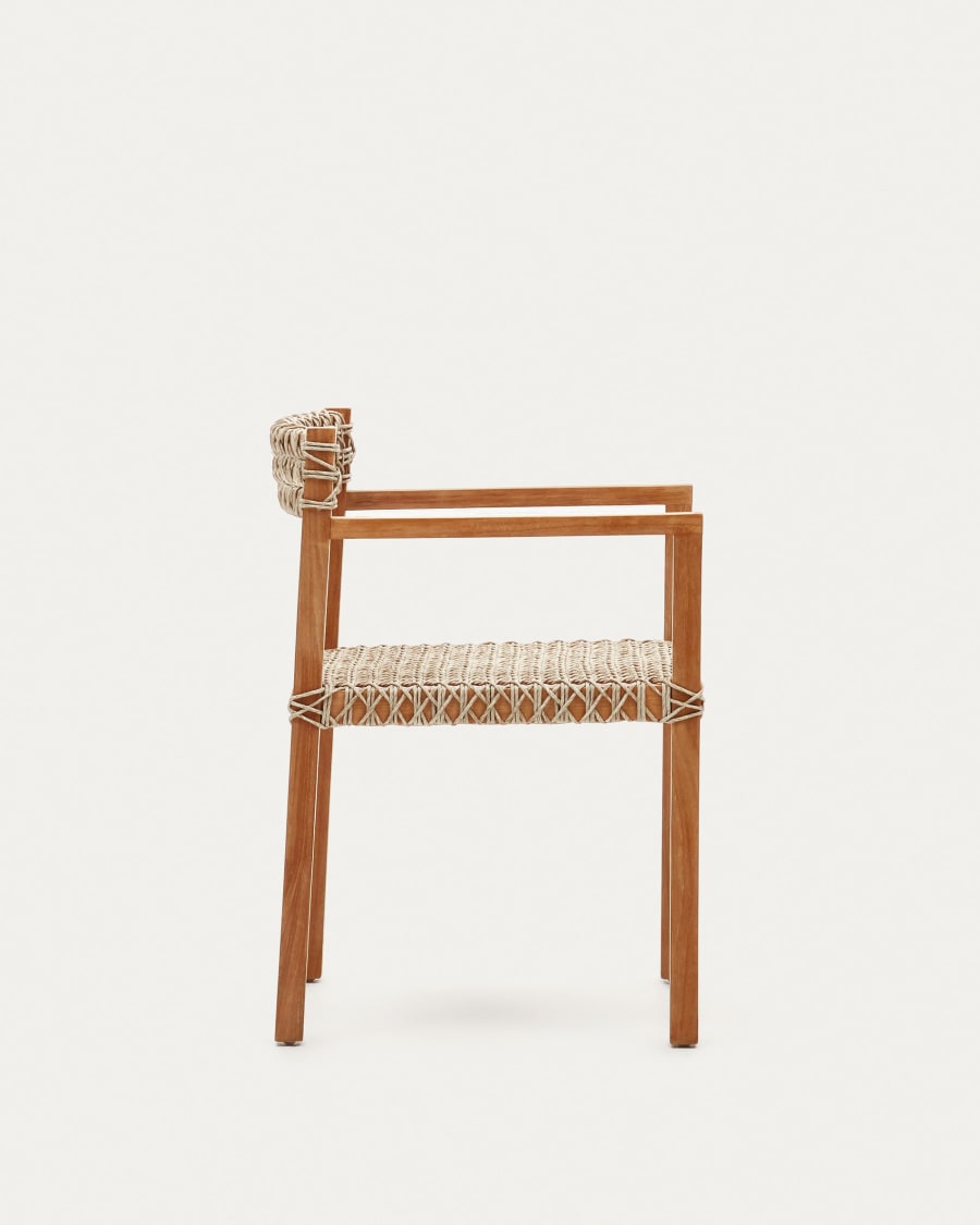Chaise Giverola en bois de teck