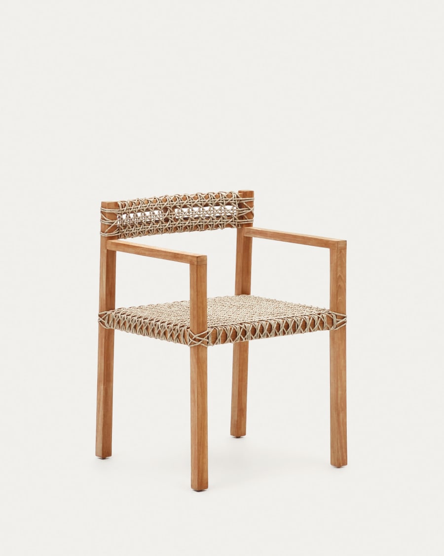 Chaise Giverola en bois de teck