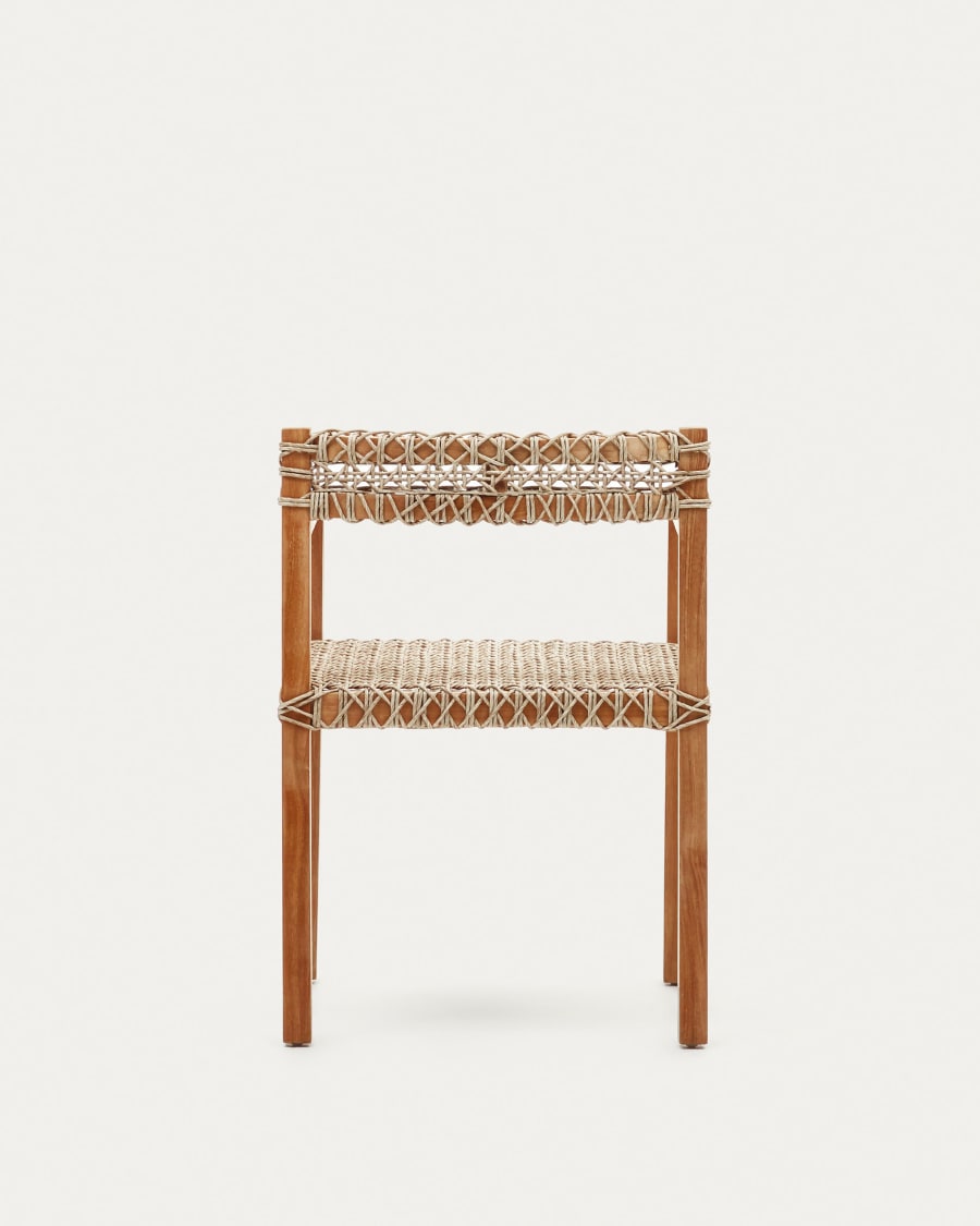 Chaise Giverola en bois de teck