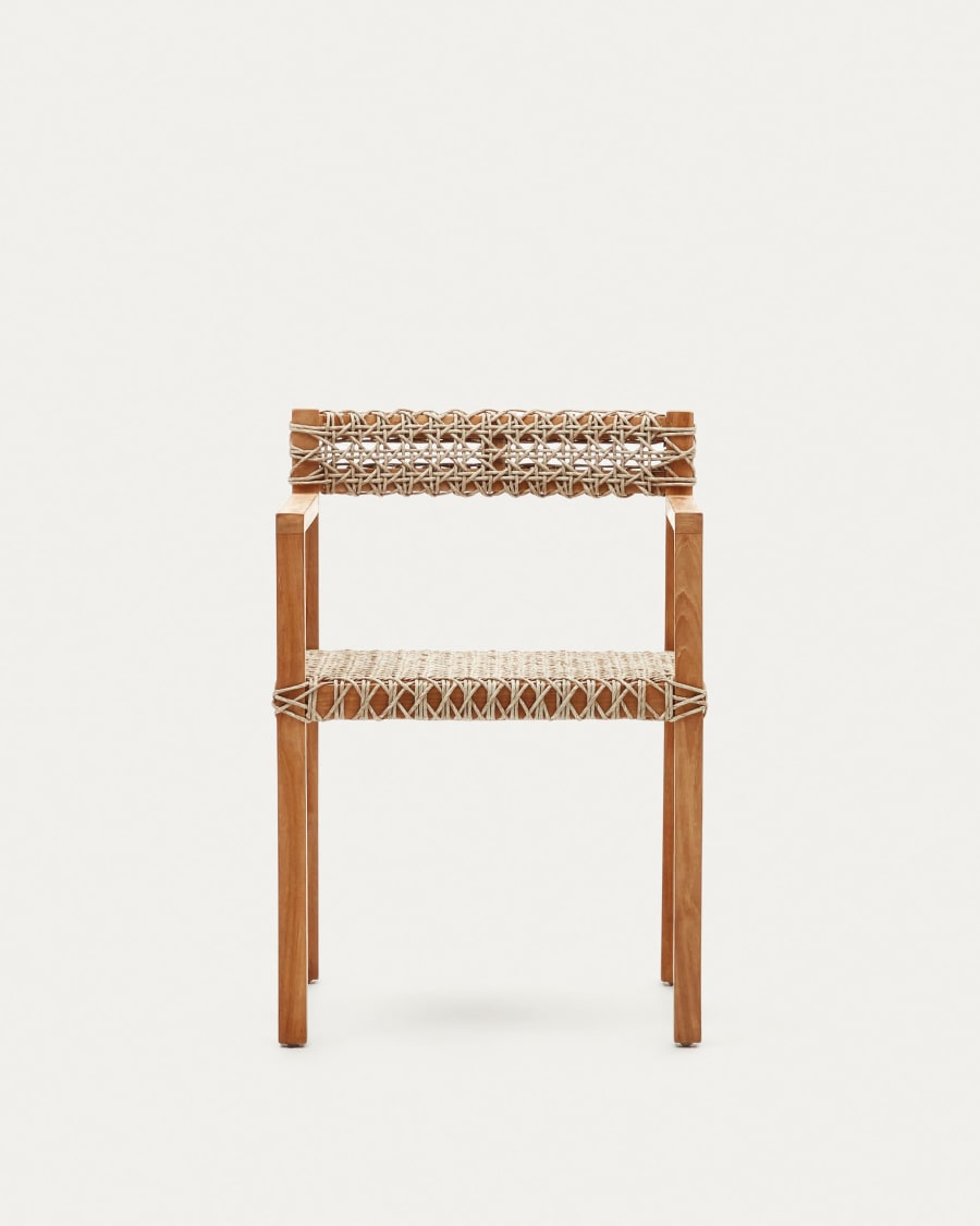 Chaise Giverola en bois de teck