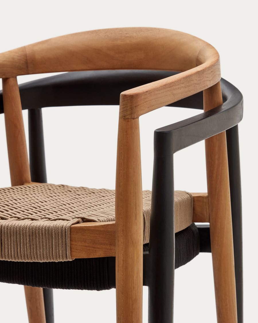 【激安セール】 Ydalia stackable outdoor chair in solid teak wood with 調味料・料理の素・油