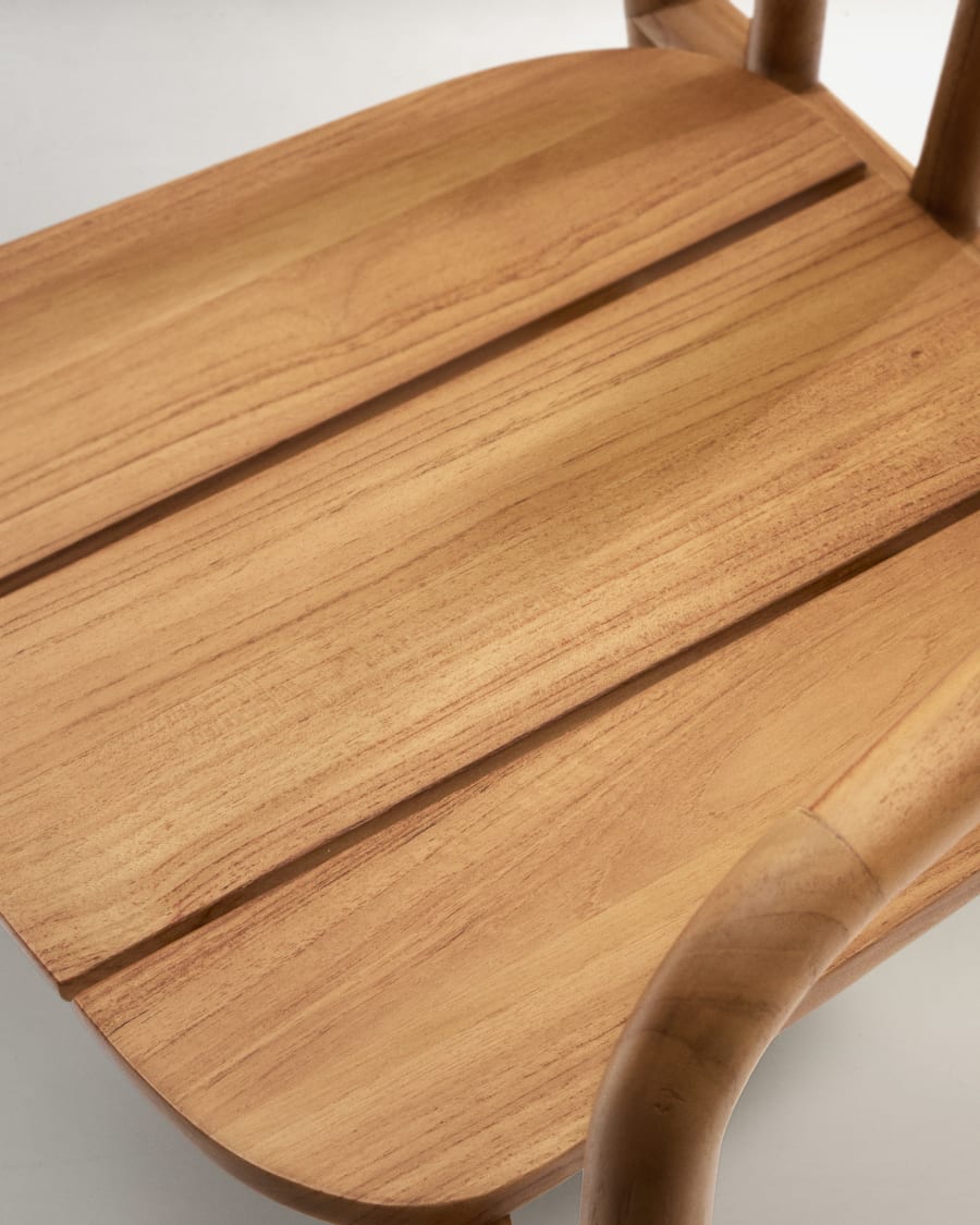 Turqueta stackable chair made from solid teak wood FSC 100%