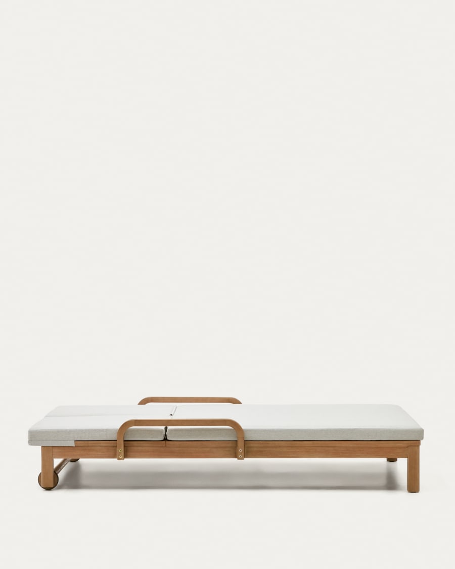 Wooden double sun lounger 2025