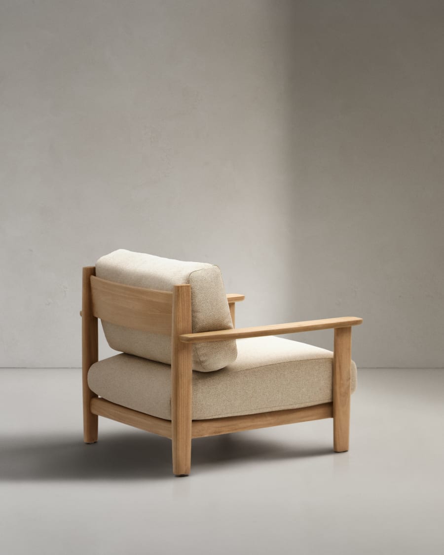 Tirant armchair made from solid teak wood FSC 100%