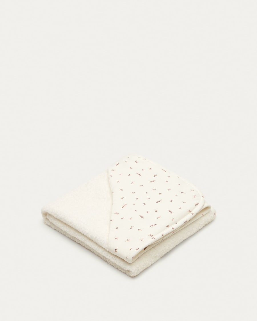 White towel for baby clearance