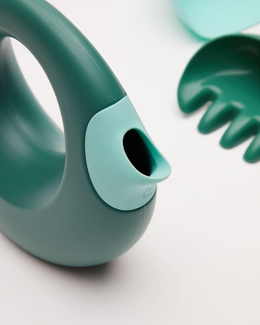 Ensemble de jouets Rawni arrosoir, râteau et pelle vert