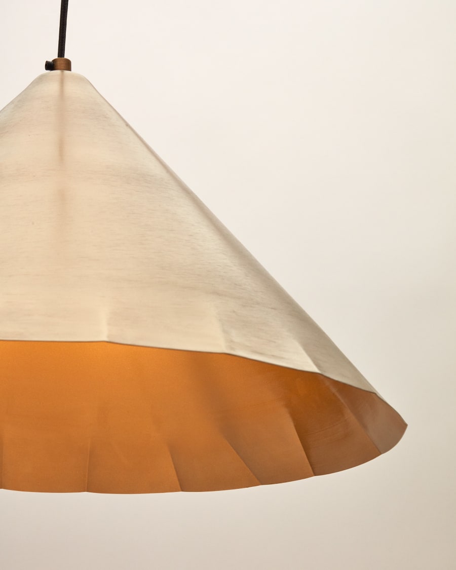 Parlava brass ceiling lamp, Ø 46 cm