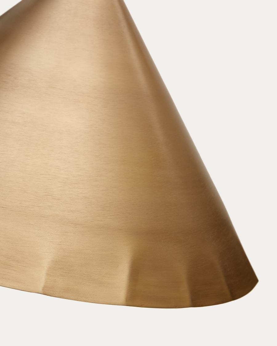Parlava brass ceiling lamp, Ø 46 cm