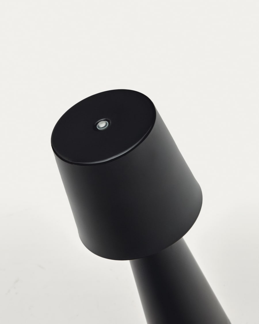 Arenys small table light with a painted black finish