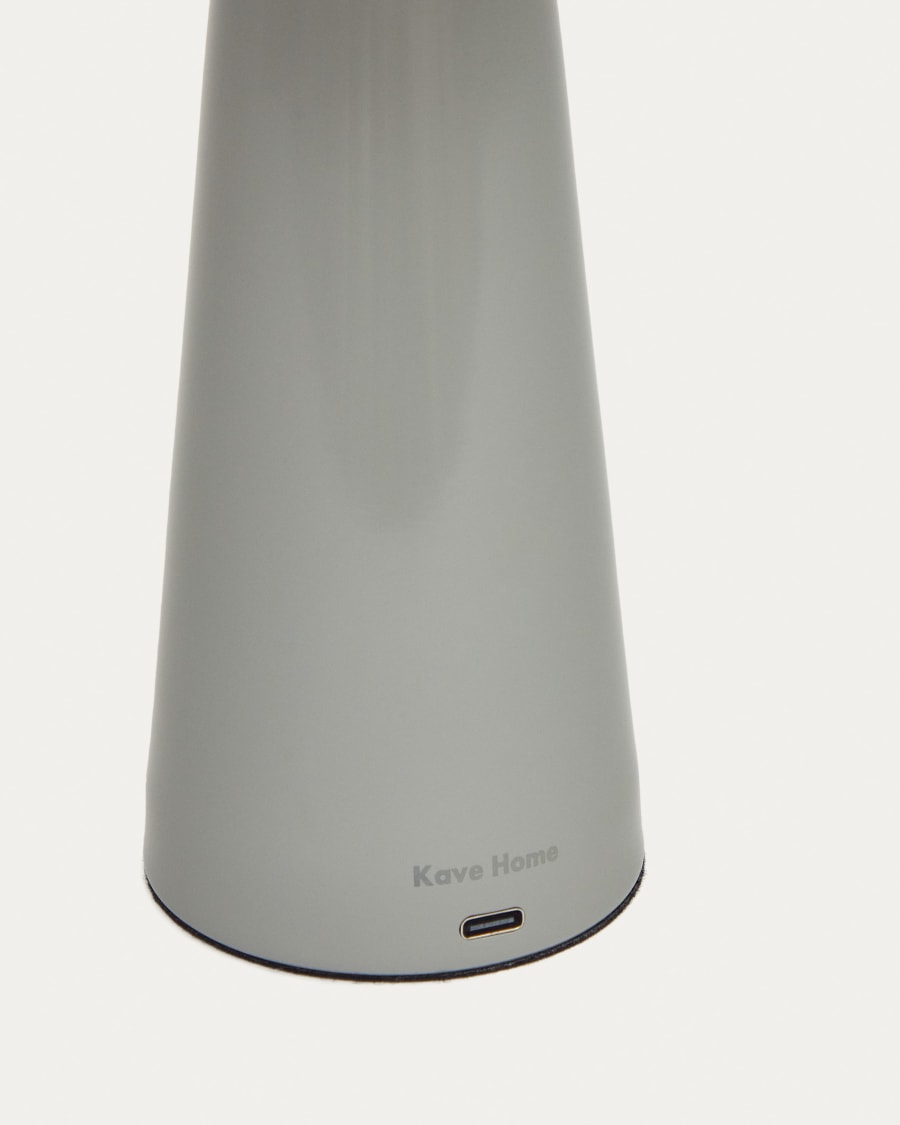 Arenys small table light with a painted grey finish
