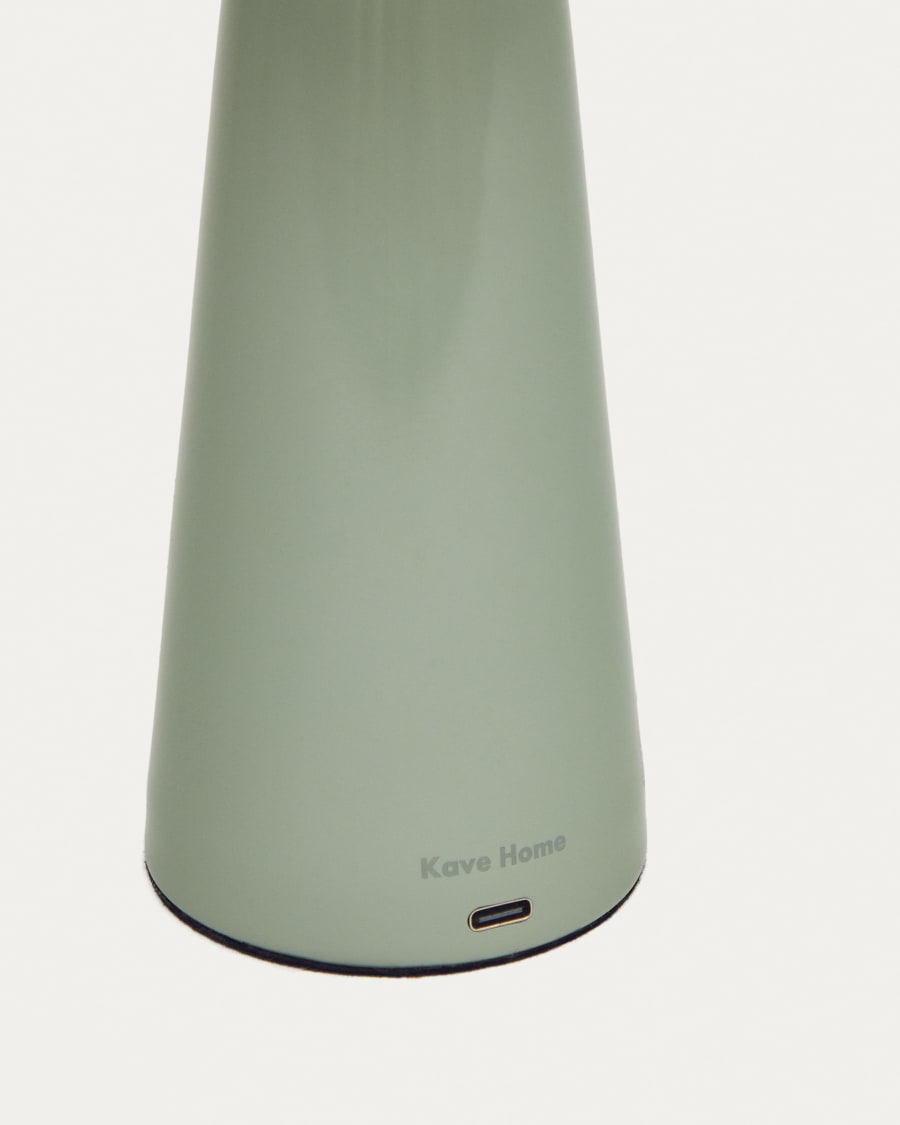 Arenys small table light with a painted turquoise finish