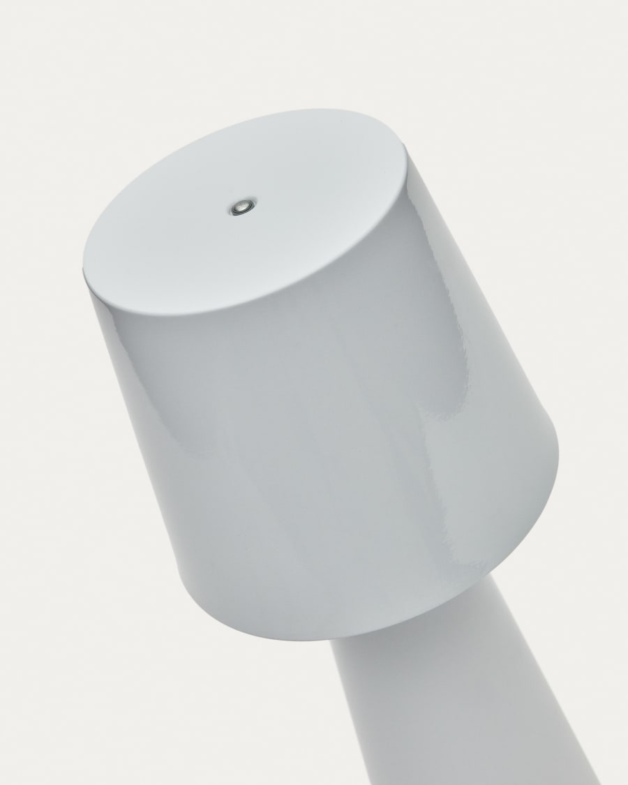 Arenys large table lamp with a white painted finish