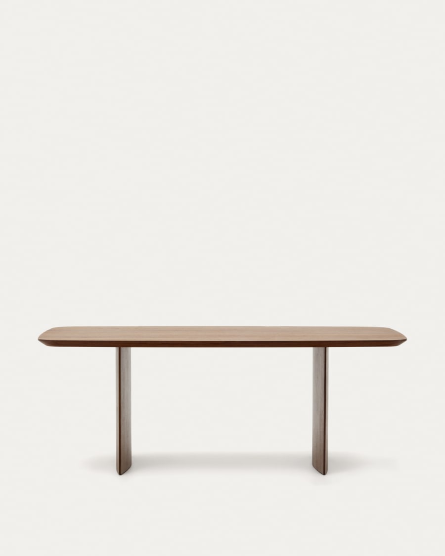 Litto table made from walnut veneer, 200 x 100 cm